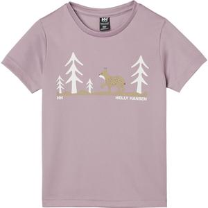Графическая футболка Hh tech для малышей Helly Hansen, фиолетовый