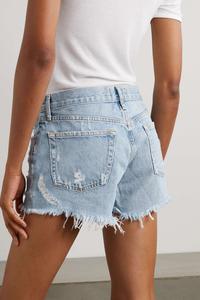 AGOLDE джинсовые шорты Parker с эффектом потертости, деним