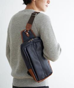 Сумка-мессенджер GP из искусственной кожи Ikka, цвет Navy