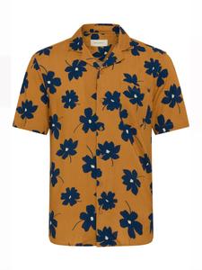 Рубашка на пуговицах классического кроя BLEND  BHADAN, коричневый