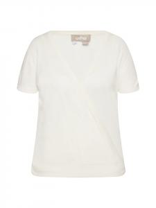 Женский вязаный свитер бежевого цвета Usha