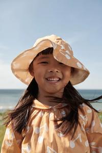 Детская двусторонняя панама Amelia Reversible Sun Hat Liewood, оранжевый