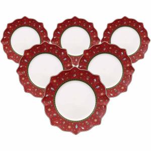 Ужинная тарелка Villeroy & Boch, 28,4 см, красный