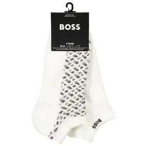 Носки 2 шт BOSS Monogram 10263662, белый