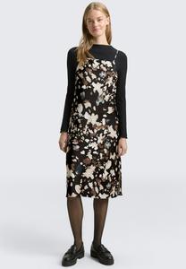 Платье TOM TAILOR DENIM MIT MUSTER, Abstract Print/Brown