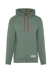 Толстовка с капюшоном на молнии Born Living Yoga Biafra, Jade