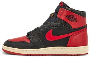 Кроссовки Air Jordan 1 Vintage Basketball Shoes Men High-top Red/Black, красный/черный