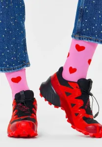 Носки с сердечками Happy Socks, Pink