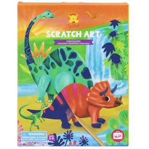 Набор для скретч-арта - Динозавры, племя тигров Tiger Tribe