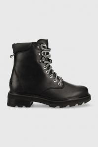 Ботинки женские Sorel Lennox высокие на шнуровке, черный