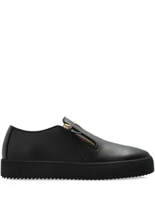 Кроссовки с молниями Giuseppe Zanotti, черный