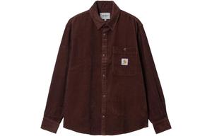 Carhartt WIP Мужская рубашка коричневого цвета