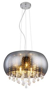 Подвесной светильник Globo, 44x120 см, прозрачный/хром