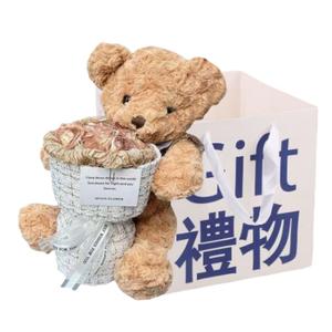 Плюшевая кукла Teddy Hug Bucket Bouquet высота 38см Ten Thousand Children's Music