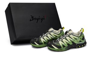 SALOMON Кроссовки для бега XA PRO 3D Abrasion Resistant Low top Unisex черные зеленые