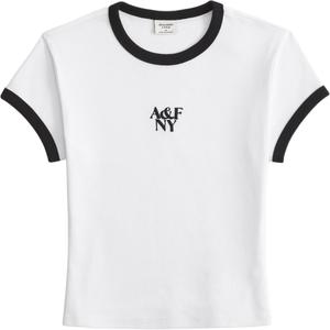 Футболка женская Abercrombie＆Fitch, белый