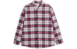 Футболка мужская GAP, красно-белая клетка