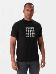 Футболка slim fit 755402 554235 Karl Lagerfeld, черный