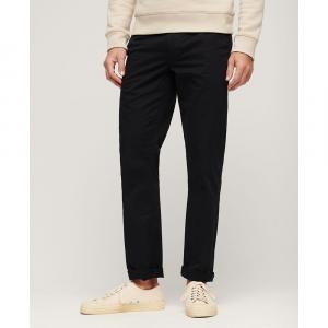 Брюки Superdry Tapered Stretch Chino, черный