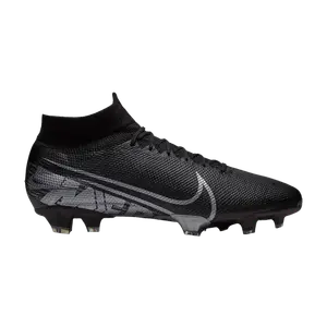 Бутсы Nike Mercurial Superfly 7 Pro FG 'Black Metallic Cool Grey', черный