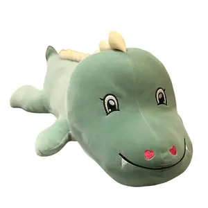 Креативная милая терапевтическая плюшевая кукла динозавр высота 80cm/100cm/120cm/150cm/180cm Bitter purchase, светло-зеленый