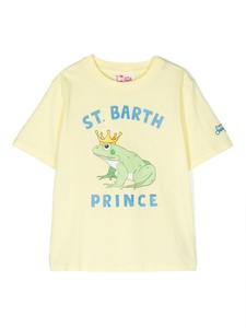 Mc2 Saint Barth футболка с принтом SB Prince, желтый