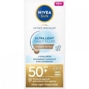 Солнцезащитный флюид Sun Ultra Light Daily Fluid Medium Tinted SPF 50+ 40ml