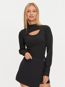 Свитер с высоким воротником обычного кроя Only, черный