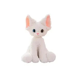 Милые плюшевые куклы немецких кошек в сидячей позе, мультяшный утонченный сладкий стиль, высота 40см PUDOWRABBIT