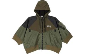 Женское укороченное пальто Nike, цвет Military Green