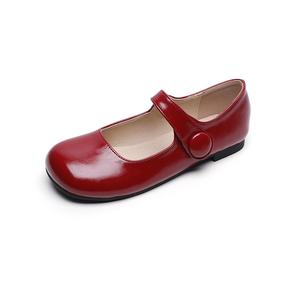 Туфли Мэри Джейн женские QITUMAUL, Red[Heel Height 1Cm]