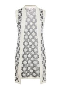 Вязаный жилет usha FESTIVAL, белый