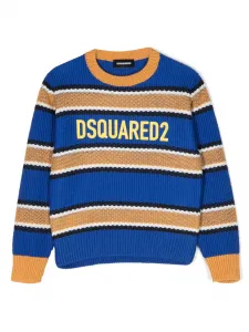 Джемпер в полоску Dsquared2 Kids, синий