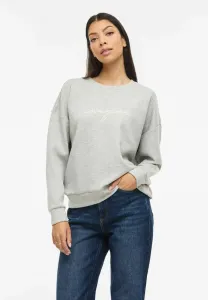 Толстовка langärmeliges rundhals Vila, Light Grey Melange