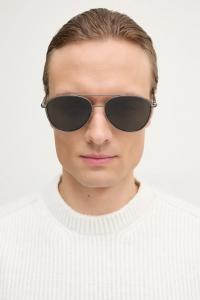 Солнцезащитные очки Burberry, серый