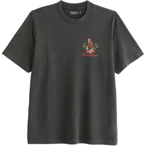 Футболка мужская Abercrombie＆Fitch, серый