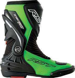 Перфорированные мотоциклетные ботинки RST tractech evo d3o, Black/Neon-Green