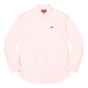 Рубашка small box shirt 'pink' Supreme, розовый