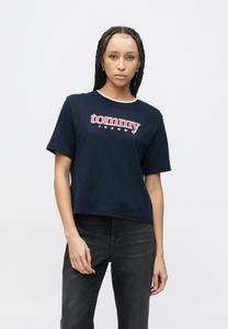 Футболка Tommy Jeans APPLIQUE TEE, Dark Night Navy/Dark Blue