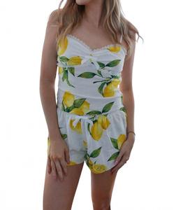 Комплект для отдыха Limoncello в лимонном цвете Sky to Moon, Lemon