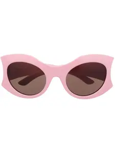 Солнцезащитные очки с логотипом Balenciaga Eyewear, розовый