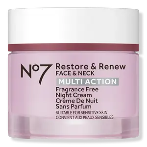 Восстанавливающий и обновляющий ночной крем для лица и шеи. Многофункциональный, без отдушек. No7