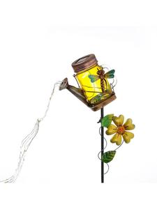 Солнечная лейка со светодиодной подсветкой, эффектом стрекозы и водопада, садовый колышек, высота: 80 см  Marelida