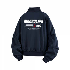 Пуховик унисекс Mogao, темно-синий (simple)