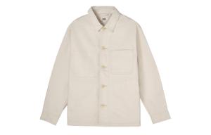 UNIQLO Джинсовая куртка унисекс цвета айвори, Ivory