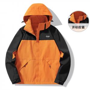 JEEP SPIRIT Водонепроницаемая ветровка ветронепроницаемая дышащая износостойкая утепленная унисекс, Emma Orange Color