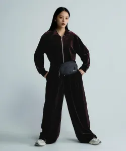 Велюровый комбинезон Jeanasis, цвет Brown (58)