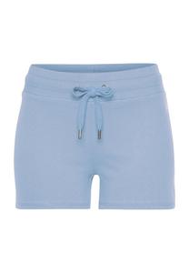 Короткие спортивные штаны LASCANA Active, светло-голубой