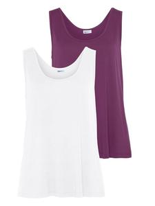 Топ Beach Time Tank, цвет lila+weiß