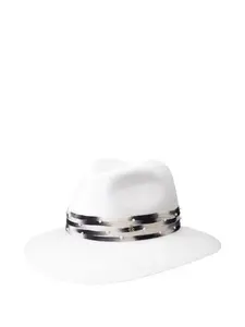 Шляпа, украшенная жемчугом Maison Michel, белый